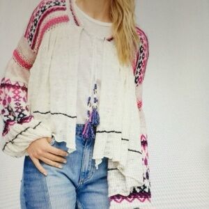Brand new Free People dream land knit cardigan